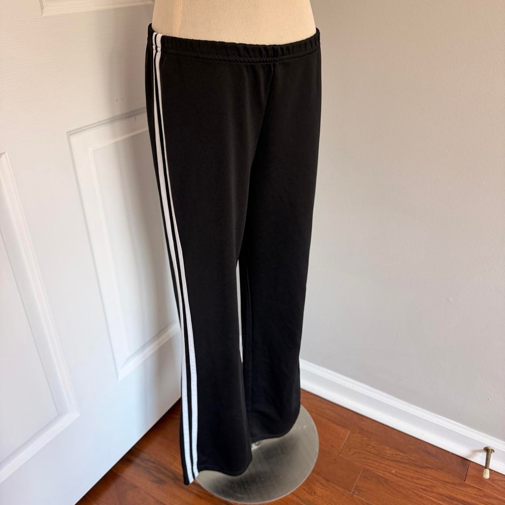 Y2K BLACK AND WHITE VISION TRACK PANTS